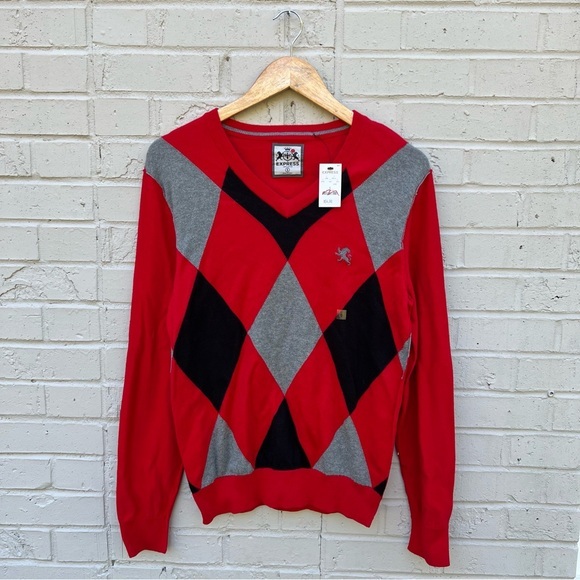 NWT Mens Express Vneck sweater - Picture 1 of 7